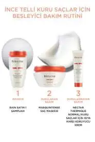 Kerastase Nutritive Masquintense Fine İnce Telli ve Kuru Saçlar için Nem Veren Besleyici Maske 200 ml - 5