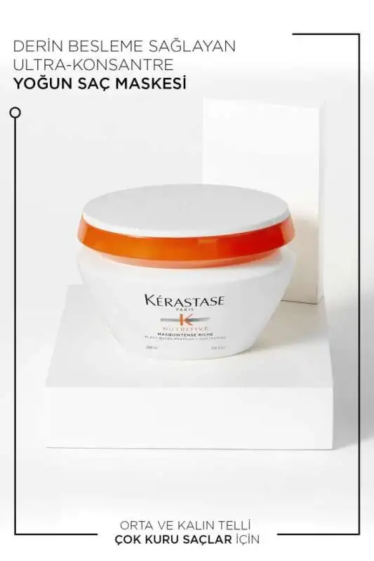 Kerastase Nutritive Masquintense Riche - Çok Kuru ve Kalın Telli Saçlar İçin Yoğun Besleyici Saç Maskesi 200ml - 2