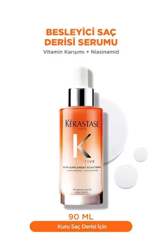 Kérastase Nutritive Nutri-Supplement Scalp – Kuru Saç Derisi İçin Besleyici Serum 90ml - 1