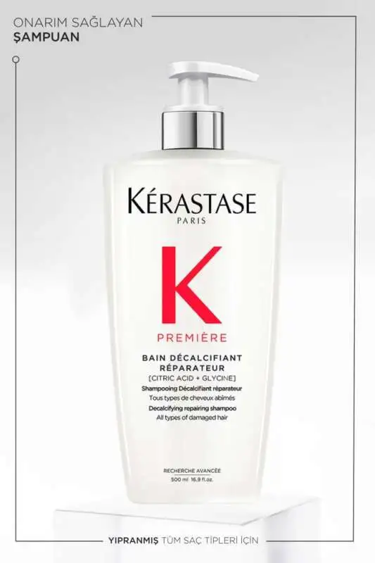 Kerastase Première Bain Decalcifiant Reparateur Yıpranmış Saçlar Için Onarım Sağlayan Şampuan 500 ML - 3