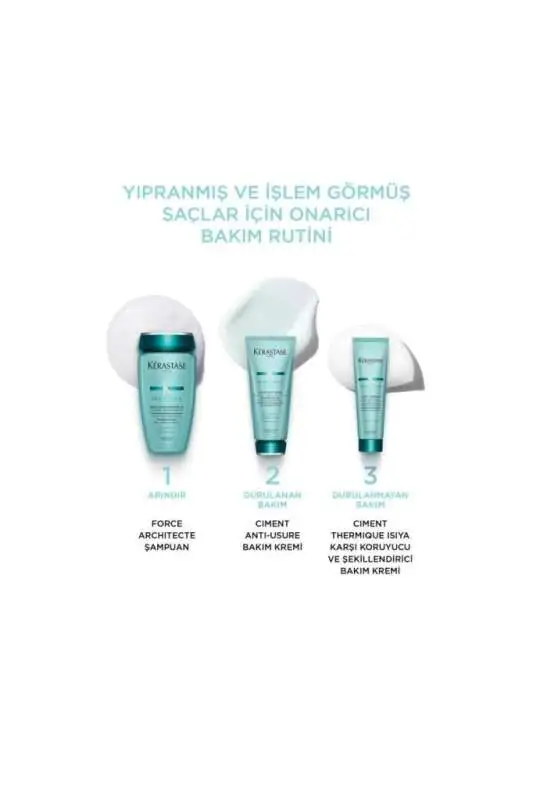 Kerastase Resistance Ciment Anti-Usure Onarıcı Bakım Kremi 200 ml – Zayıf ve Yıpranmış Saçlar İçin - 3