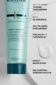 Kerastase Resistance Ciment Thermique Isı ile Aktive Olan Yeniden Yapılandırıcı Bakım Kremi 150 ml - 2