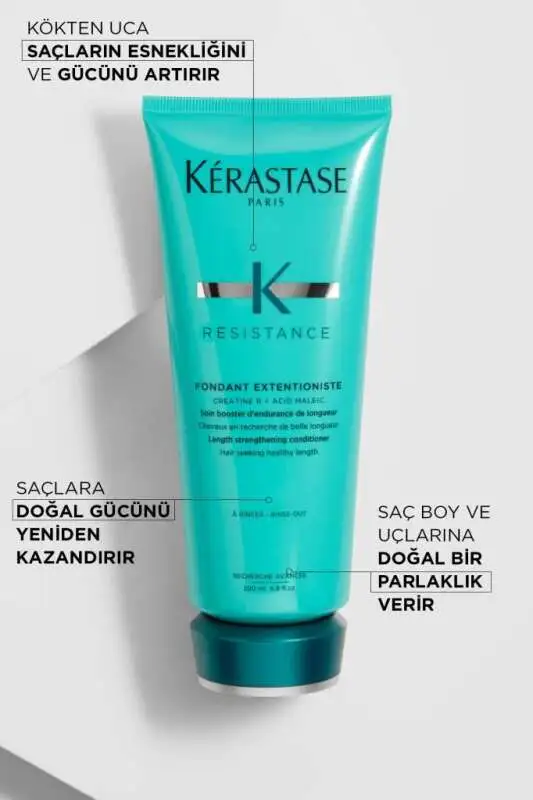 Kerastase Resistance Fondant Extentioniste Uzun Saçlar İçin Yoğun Güçlendirici, Onarıcı ve Uzama Destek Kremi 200ml - 2