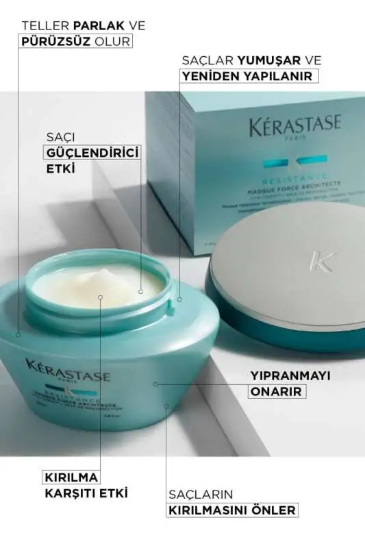 Kerastase Resistance Force Architecte Onarıcı Maske 200 ml - 2