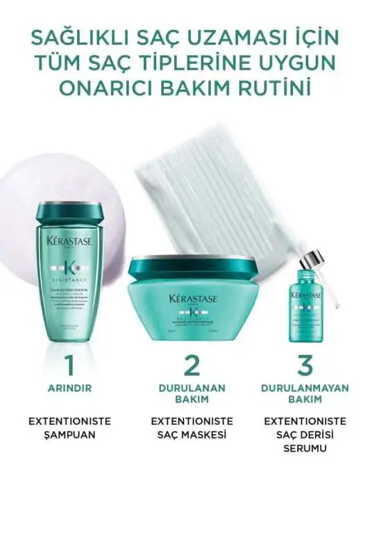 Kerastase Resistance Extentioniste Onarıcı Saç Maskesi 200 ml – Güçlü ve Uzun Saçlar İçin - 5