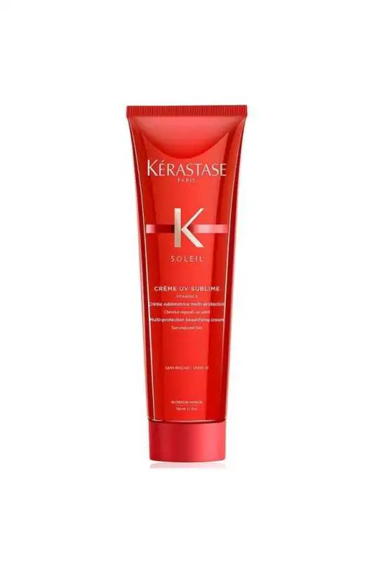 Kerastase Soleil Creme UV Sublime Saç Bakım Kremi 150 ml - Güneş Koruyucu, UV Filtreli Yoğun Nemlendirme ve Parlaklık Saç Kremi - 1