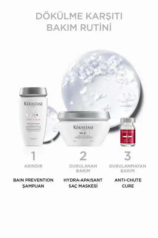 Kerastase Specifique Bain Prevention Dökülme Karşıtı Şampuan 250 ml - Saç Dökülmesini Önleme, Saç Köklerini Güçlendirme ve Saç Derisi Sağlığı ile Yoğun Bakım - 3