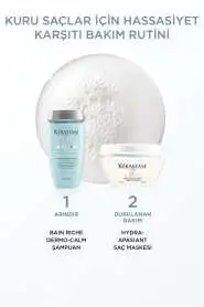 Kerastase Specifique Bain Dermocalm Riche Kuru ve Hassas Saç Derisi İçin Yatıştırıcı Şampuan 250 ml - 3