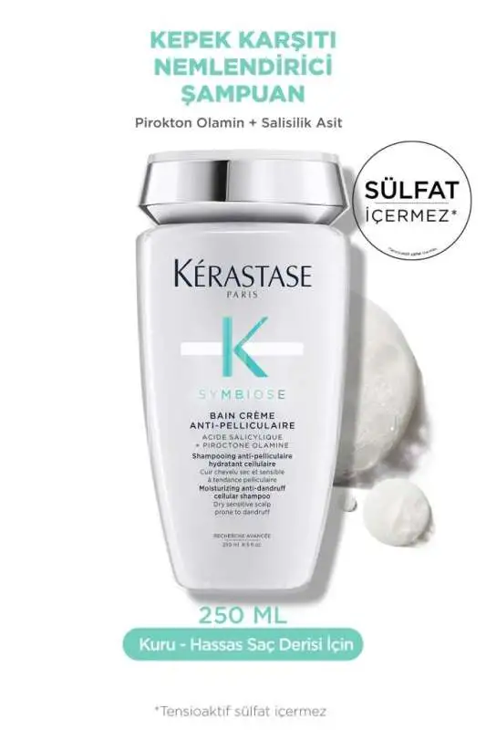 Kérastase Symbiose Bain Pureté Anti-Pelliculaire Kepek Karşıtı Arındırıcı Şampuan - Yağlı Saçlar İçin 250ml? - 1