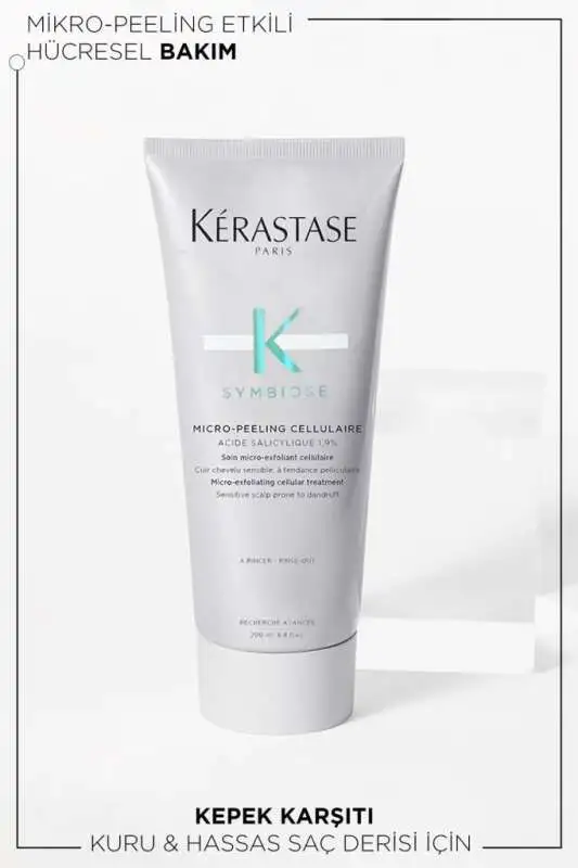 Kerastase Symbiose Micro - Hassas Saç Derisi İçin Kepek Önleyici, Arındırıcı ve Dengeleyici Saç Derisi Peelingi 200ml - 2