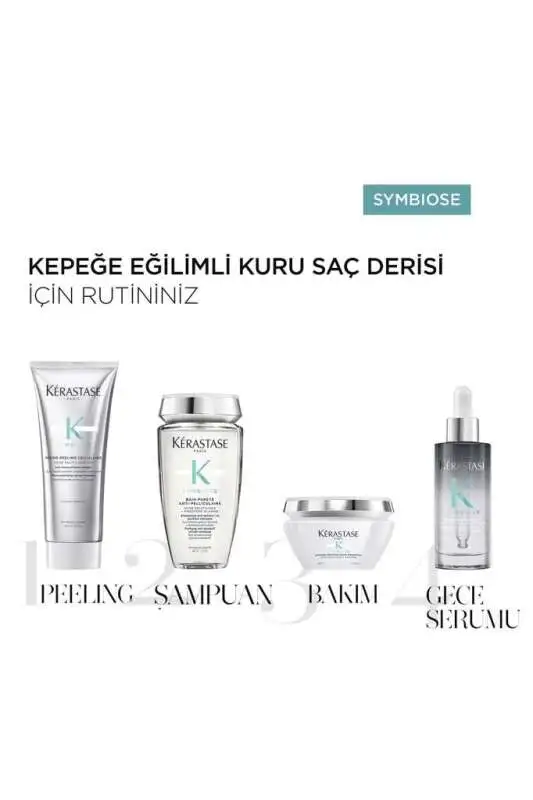 Kerastase Symbiose Yoğun Kepek Karşıtı Gece Serumu - Hassas Saç Derisi İçin Onarıcı ve Dengeleyici Gece Bakımı 90ml - 4
