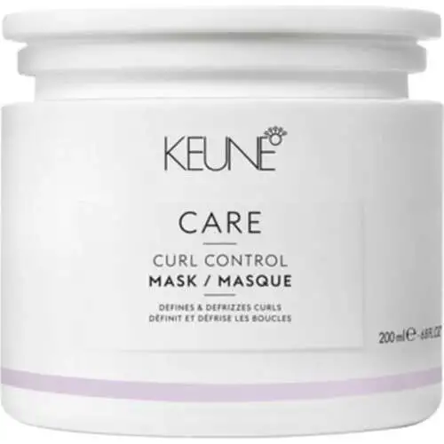 Keune Care Curl Control Kuru ve Kıvırcık Saçlar İçin Lüks Nemlendirici Saç Bakım Maskesi 200ml | Bukleleri Besler ve Yumuşatır - 1