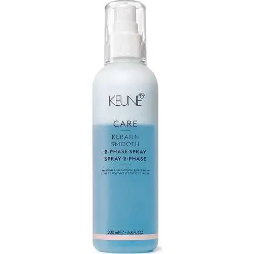 Keune Care Keratin Smooth 2 Phase Spray 200 ml | Keratin İçerikli Çift Fazlı Saç Bakım Spreyi - 1