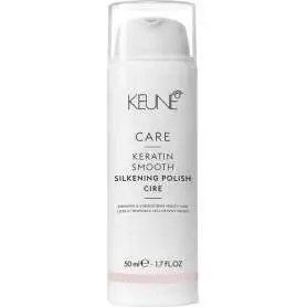 Keune Care Keratin Smooth Silkening Polish Elektriklenmeyi Önleyen Pürüzsüzleştirici Krem 50 ml | Yumuşatma ve Parlaklık Sağlar - Keune