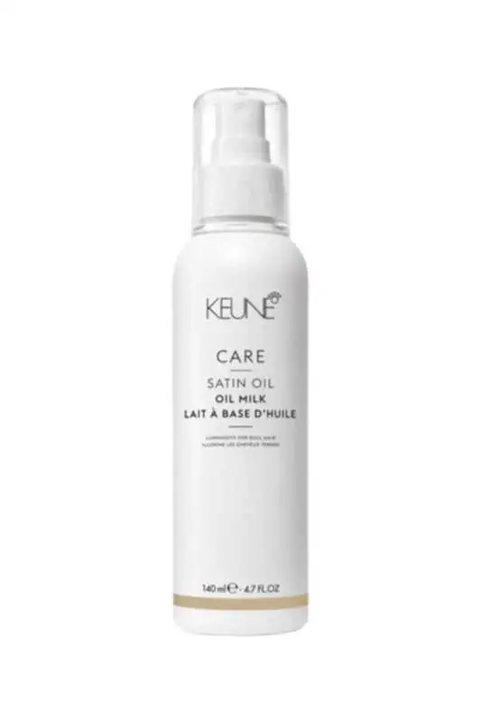 Keune Care Satin Oil Milk Tüm Saç Tipleri İçin Yağ İçerikli Losyon Sprey 140 ml | Saçları Nemlendirir ve Parlatır - 1
