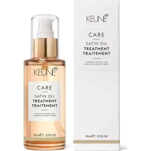 Keune Care Satin Oil Treatment Kuru ve Cansız Saçlar için Yumuşatıcı Saten Yağı 95 ml - 1