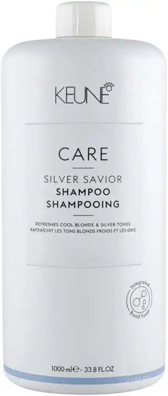 Keune Care Silver Savior İstenmeyen Sarı Tonları Nötralize Eden Viyole Şampuan 1000ml | Sarı Tonları Azaltan ve Parlaklık Sağlayan Şampuan - 1