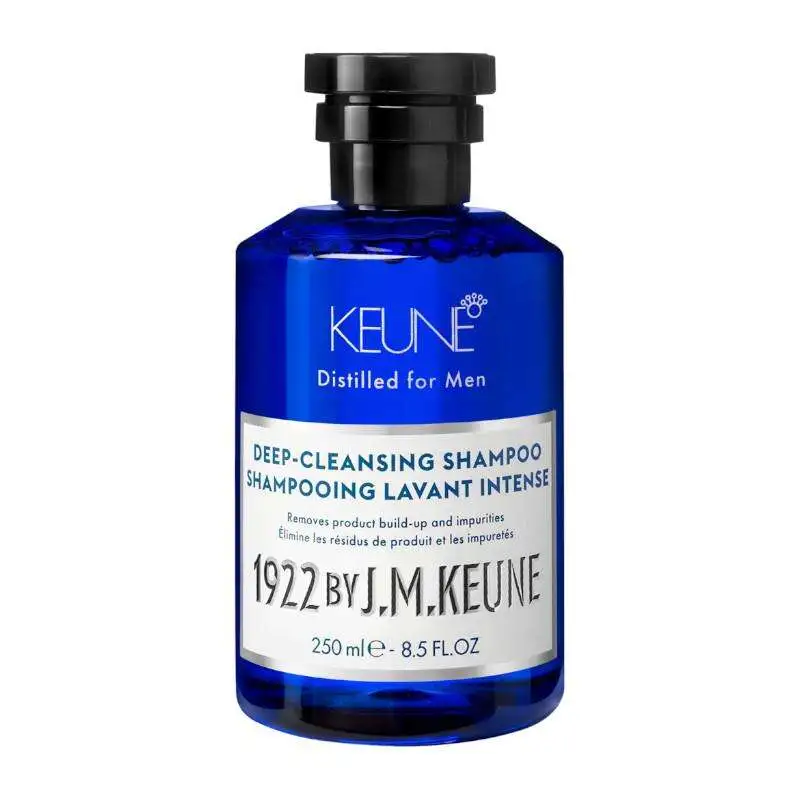 Keune Man 1922 Deep Cleansing Derin Temizleme Şampuanı 250ml | Tüm Saç Tipleri İçin Derinlemesine Temizlik - 1