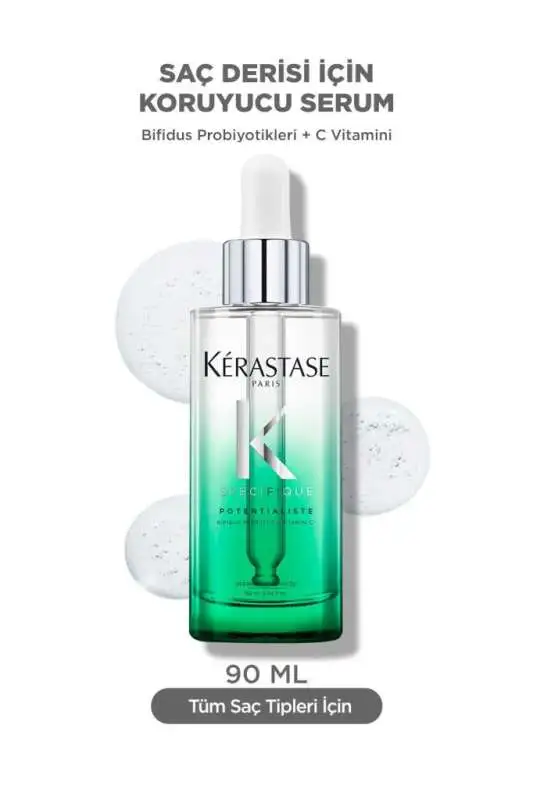 Kerastase Specifique Potentialiste Prebiyotik & C Vitamini Saç Derisi Serumu 90 ml - Saç Köklerini Güçlendirme, Dengeleme ve Yenileme ile Saç Derisi Koruma - 1