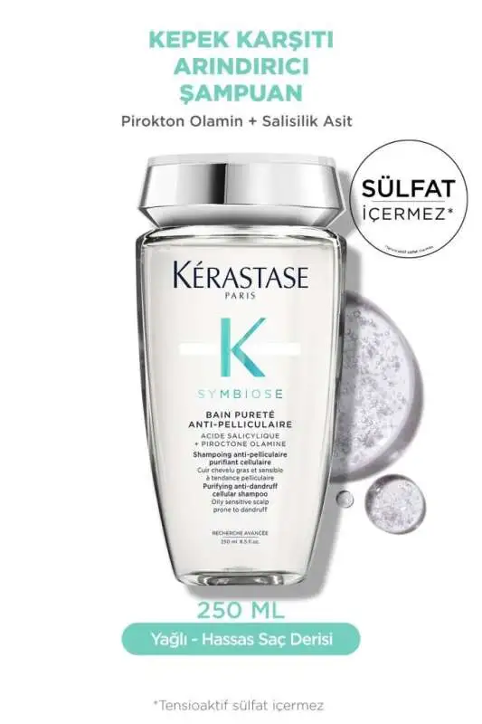 Kerastase Symbiose Bain Purete Anti Pelliculaire Kepek Önleyici Şampuan 250 ml - 1