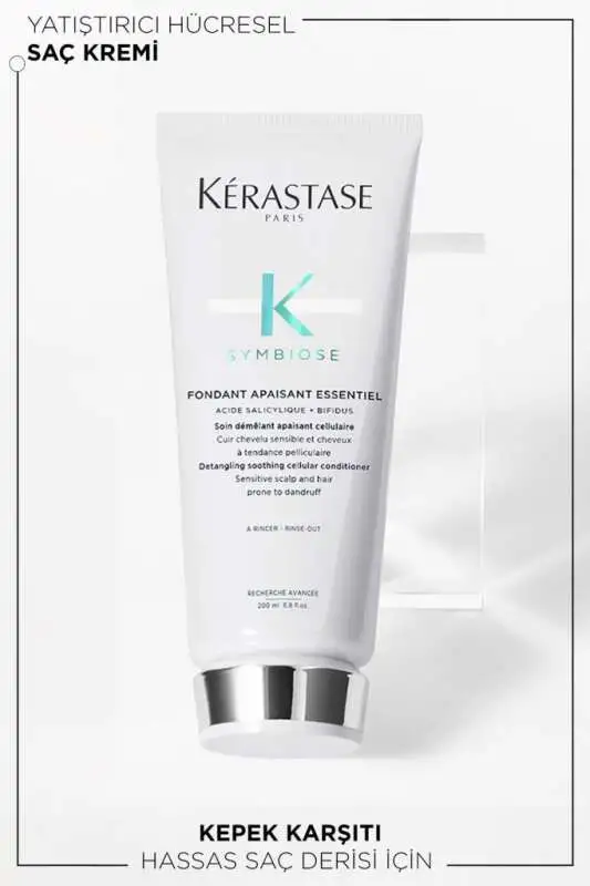 Kerastase Symbiose Fondant Apaisant Essentiel - Hassas Saç Derisi ve Kepek Sorunu İçin Yatıştırıcı, Onarıcı ve Kepek Karşıtı Saç Kremi 200ml - 2