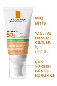 La Roche Posay Anthelios Spf 50+ Anti-Shine Gel Cream Parlama Önleyici Renkli Güneş Kremi 50ml - 2