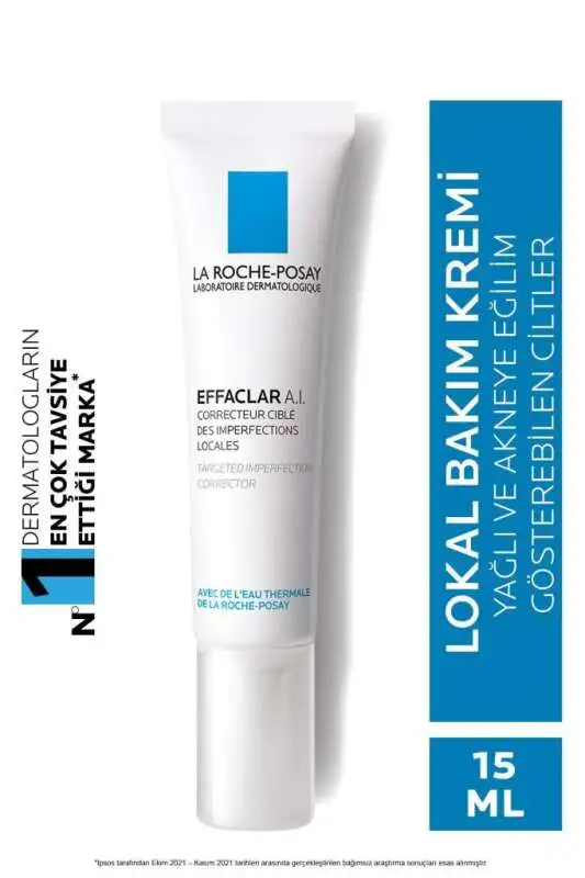 La Roche-Posay Effaclar A.I. Corrector 15 ml | Yağlı ve Akneli Ciltlere Özel Bakım Kremi - 1