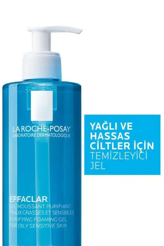 La Roche Posay Effaclar Gel Yağlı ve Hassas Ciltler İçin Yüz Temizleme Jeli 400 ml | Derinlemesine Temizleme ve Sakinleştirme - 2