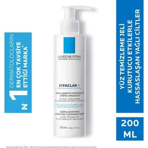 La Roche Posay Effaclar H Creme Lavante 200 ml Yüz Temizleme Jeli - 1