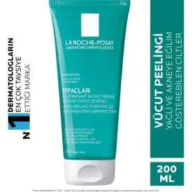 La Roche Posay Effaclar Micro Peeling Jel 200 ml | Yağlı ve Akneli Ciltler İçin Peeling Jel - La Roche Posay