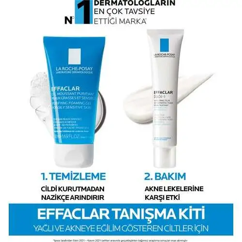 La Roche Posay Effaclar Düzensiz Ciltler için Tanışma Kiti - 1