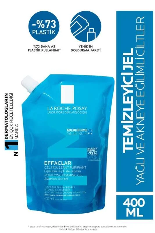 La Roche Posay Effaclar Tem.Jeli Refill 400 ml - 1