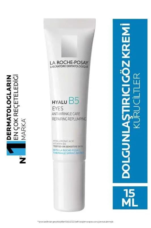 La Roche-Posay Hyalu B5 Yeux Göz Kremi 15 ml | Kırışıklık ve Nem Kaybı Karşıtı Göz Bakımı - 1