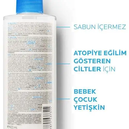 La Roche-Posay Lipikar Syndet AP+ 400 ml | Tahriş ve Kaşıntıya Karşı Vücut Temizleme Jeli - 3