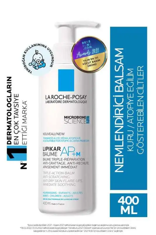 La Roche Posay Lipikar Baume AP+M Nemlendirici Balsam 400 ml - 1