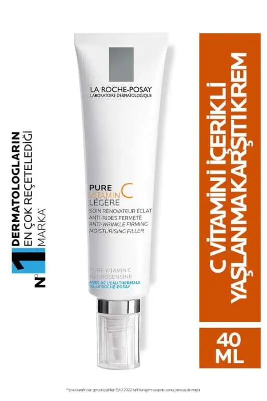 La Roche-Posay Pure Vitamin C Light 40 ml | Yaşlanma Karşıtı Hafif Dokulu Bakım Kremi - 1