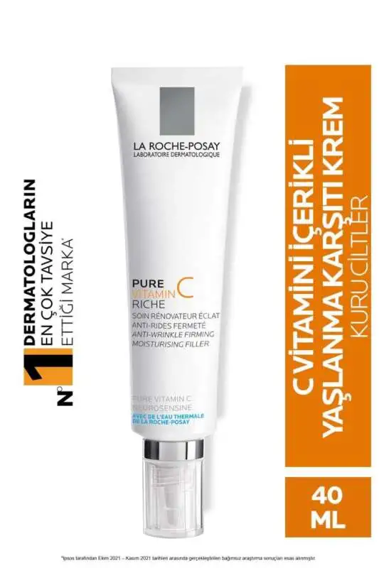 La Roche Posay Redermic [C] PS Yaşlanma Karşıtı Bakım Kremi 40ml - 1