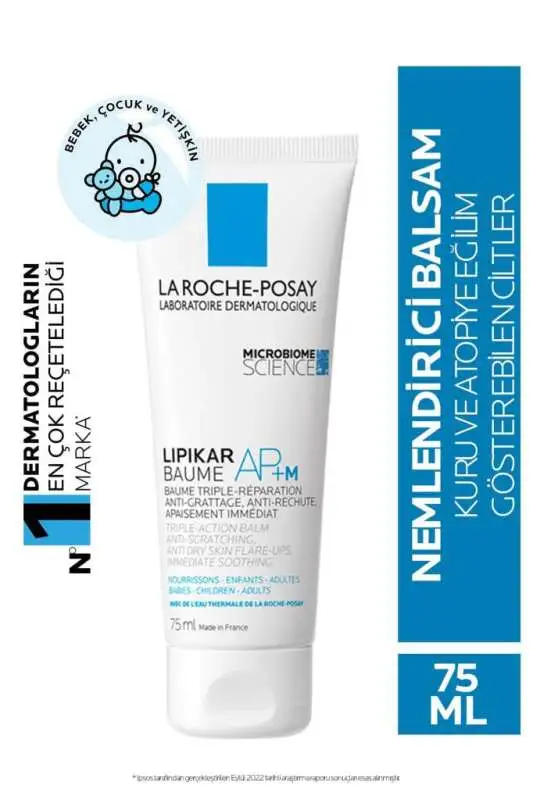 La Roche Posay Lipikar Baume Ap+M Kuru Ciltlere Özel Balsam 75 Ml - 1