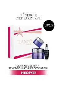 Lancome Renergie Multi Lift Ultra Krem 50ml + Gece Kremi 15ml + Serum 10ml Set - 1