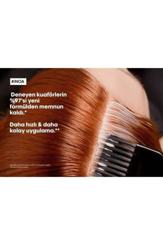 LOréal Professionnel INOA 6 Koyu Kumral Amonyaksız Saç Boyası 60 ml | Doğal ve Parlak Sonuçlar - 4