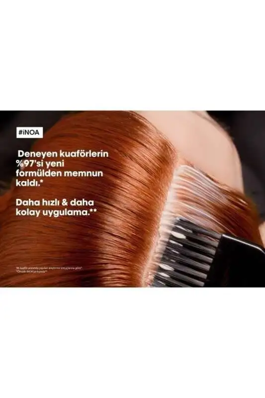 LOréal Professionnel INOA 7.44 Kumral Yoğun Bakır Amonyaksız Saç Boyası 60 ml | Yoğun Bakır Ton - 4
