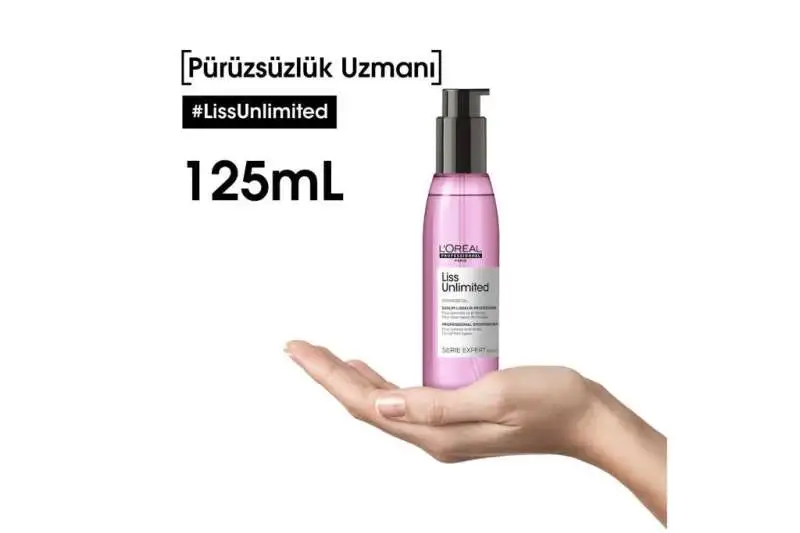LOréal Professionnel Liss Unlimited Anti-Frizz & Soft Saç Yağı - Elektriklenme Önleyici ve Yoğun Yumuşaklık 125 Ml - 5