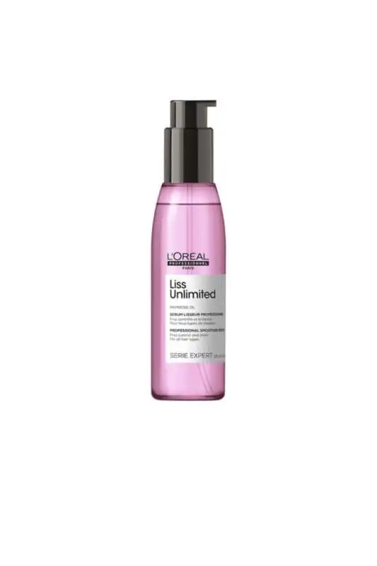 LOréal Professionnel Liss Unlimited Anti-Frizz & Soft Saç Yağı - Elektriklenme Önleyici ve Yoğun Yumuşaklık 125 Ml - 1