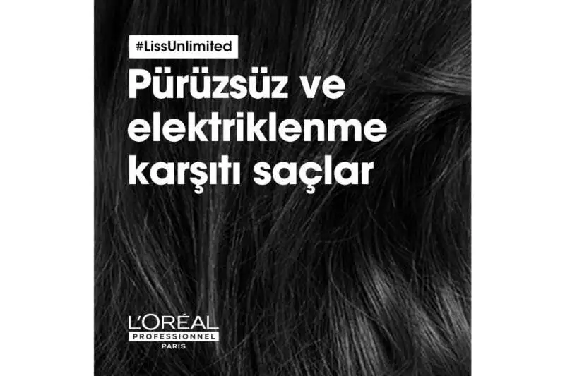 LOréal Professionnel Liss Unlimited Anti-Frizz & Soft Saç Yağı - Elektriklenme Önleyici ve Yoğun Yumuşaklık 125 Ml - 2