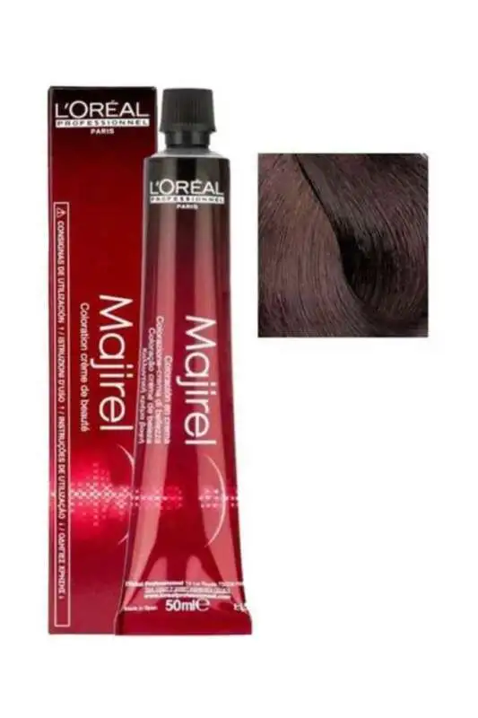 LOréal Professionnel Majirel 4.51 Kestane Akaju Küllü Saç Boyası 50 ml | Kalıcı ve Doğal Soğuk Kahve Tonları - 1