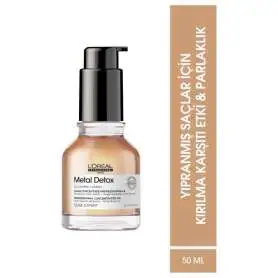 LOréal Professionnel Metal Detox Konsantre Saç Bakım Yağı 50ml - Metal Arındırıcı & Renk Koruyucu Yoğun Besleyici - Loreal Professionnel