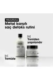 LOréal Professionnel Metal Detox Renkli Saçlar İçin Metal Arındırıcı Şampuan - Sülfatsız & Bakır Temizleyici 300 Ml - 5