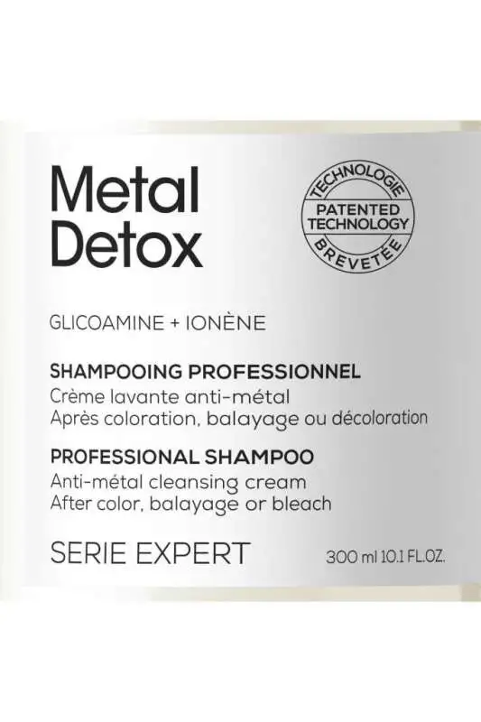 LOréal Professionnel Metal Detox Renkli Saçlar İçin Metal Arındırıcı Şampuan - Sülfatsız & Bakır Temizleyici 300 Ml - 6
