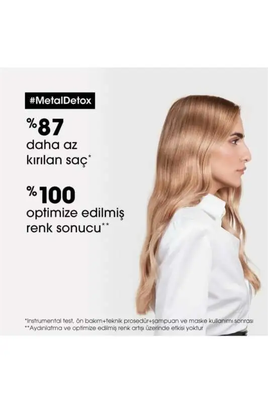 LOréal Professionnel Metal Detox Renkli Saçlar İçin Metal Arındırıcı Şampuan - Sülfatsız & Bakır Temizleyici 300 Ml - 3