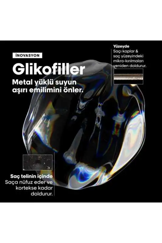 LOréal Metal Detox Şampuan Öncesi Bakım Serumu 250ml - Boyalı ve Açık Renkli Saçlarda Metal Temizleyici & Renk Koruyucu Serum - 4